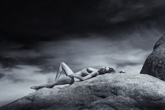 the sunbather artistic nude photo by photographer j guzman