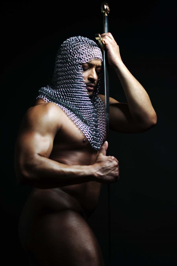 the swordsman artistic nude photo by photographer rxbthephotography