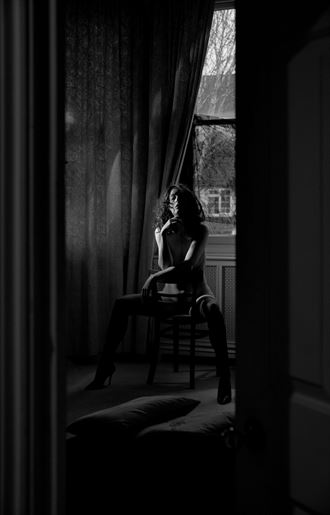the view through the doorway artistic nude photo by photographer russb