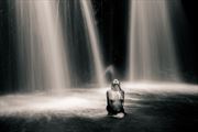 the waterfall artistic nude photo by photographer photogenick