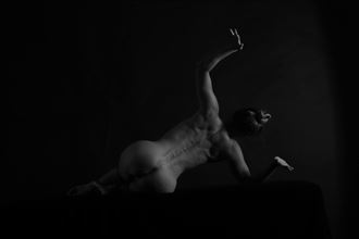the weight of the world artistic nude photo by model nude_yogamama