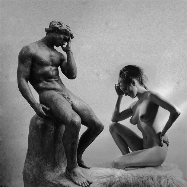 thinkers artistic nude photo by artist jean jacques andre