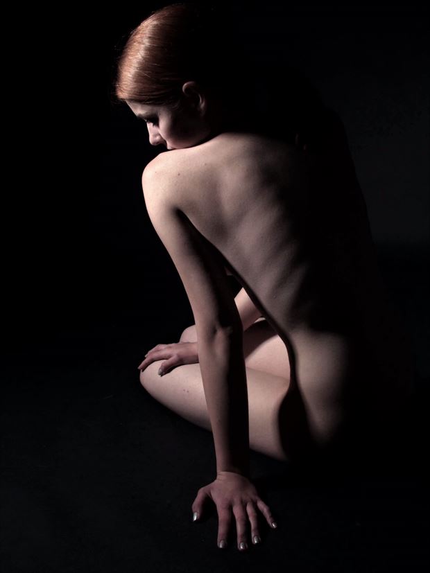 thinking artistic nude photo by photographer lsf photography