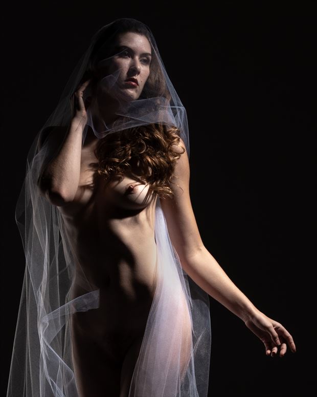 thinly veiled grace artistic nude photo by photographer artphotovision