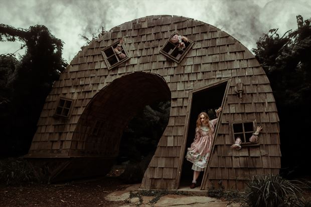 this house has people in it surreal photo by model lilithjenovax