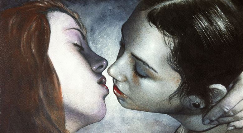 this kiss erotic artwork by photographer studiostaub