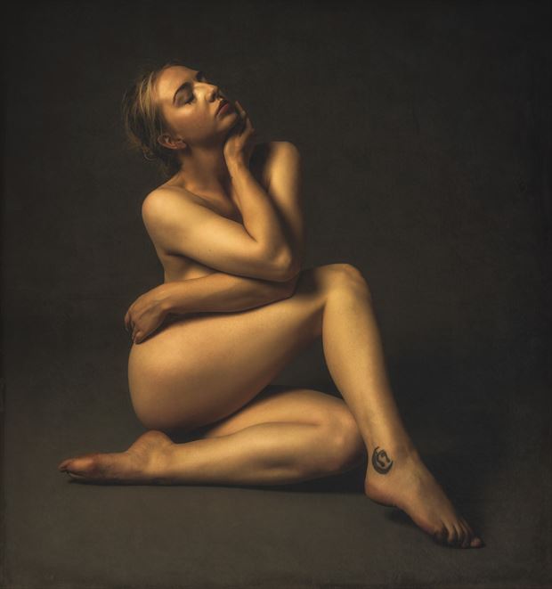 thoughtful artistic nude artwork by photographer neilh