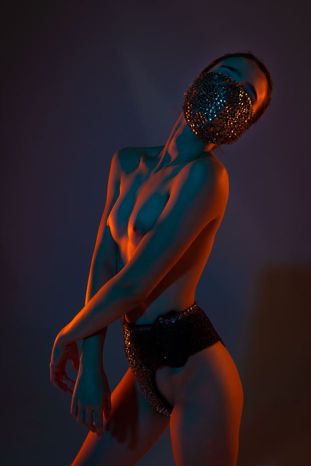 thumbtack glow artistic nude photo by model ahna green