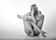 tied in a knot artistic nude photo by model selkie