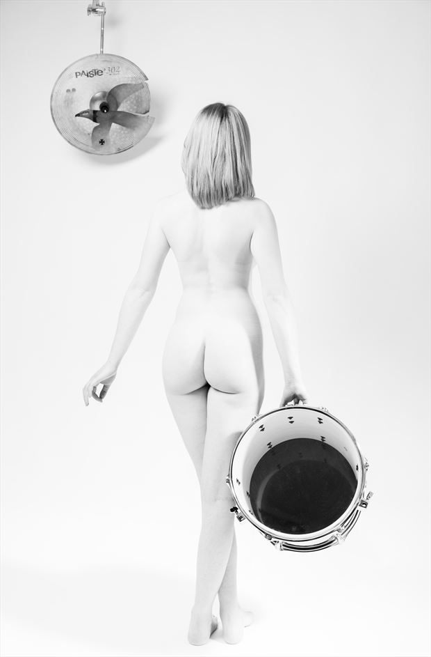 tired drummer artistic nude photo by photographer turcza hunor