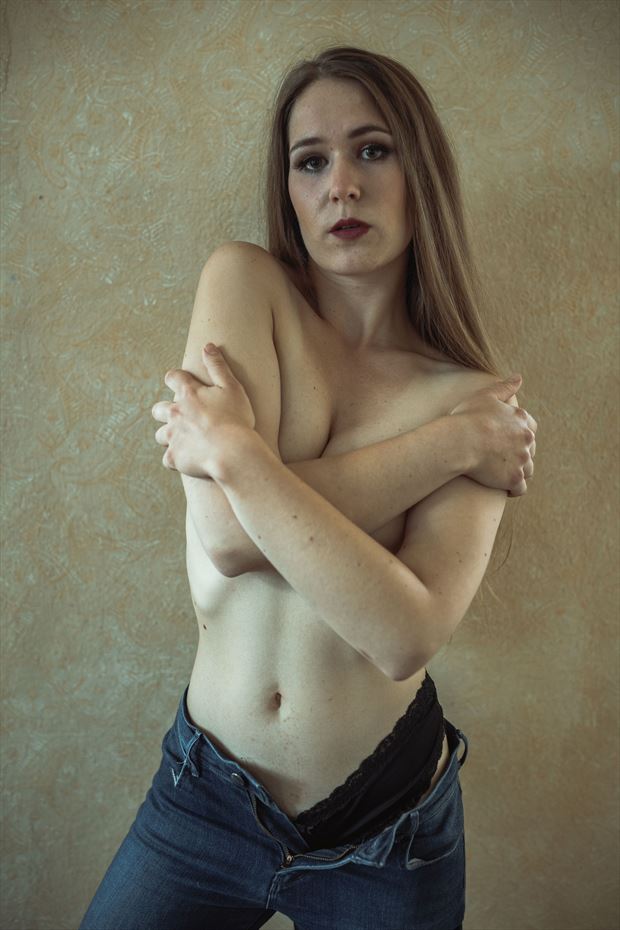 topless covered artistic nude photo by photographer sk photo