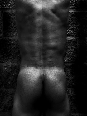 torso against wall self portrait photo by photographer jorge ramirez