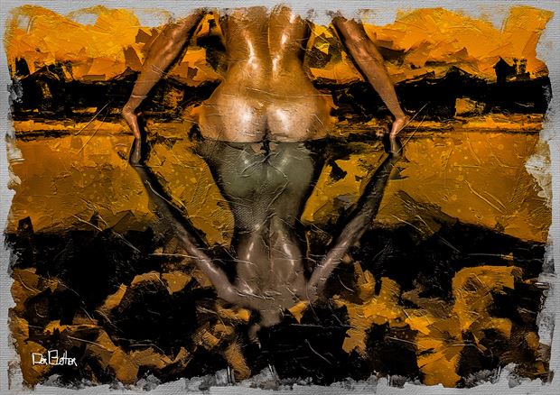 touch the sky artistic nude artwork by artist derbuettner