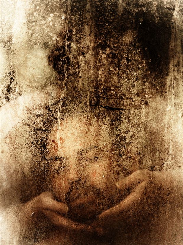 touched anonymous holding 2016 vintage style photo by photographer henri senders