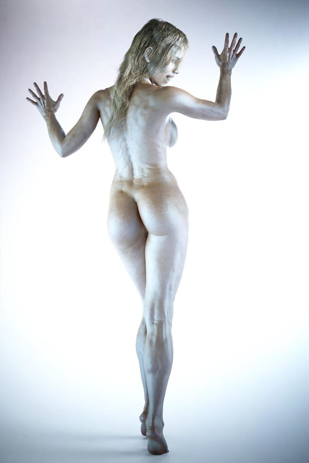 touching light artistic nude artwork by artist derbuettner