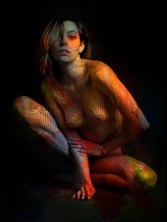 towards the light artistic nude artwork by artist marcus jake