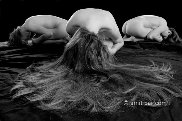 triple nude i artistic nude photo by photographer bodypainter
