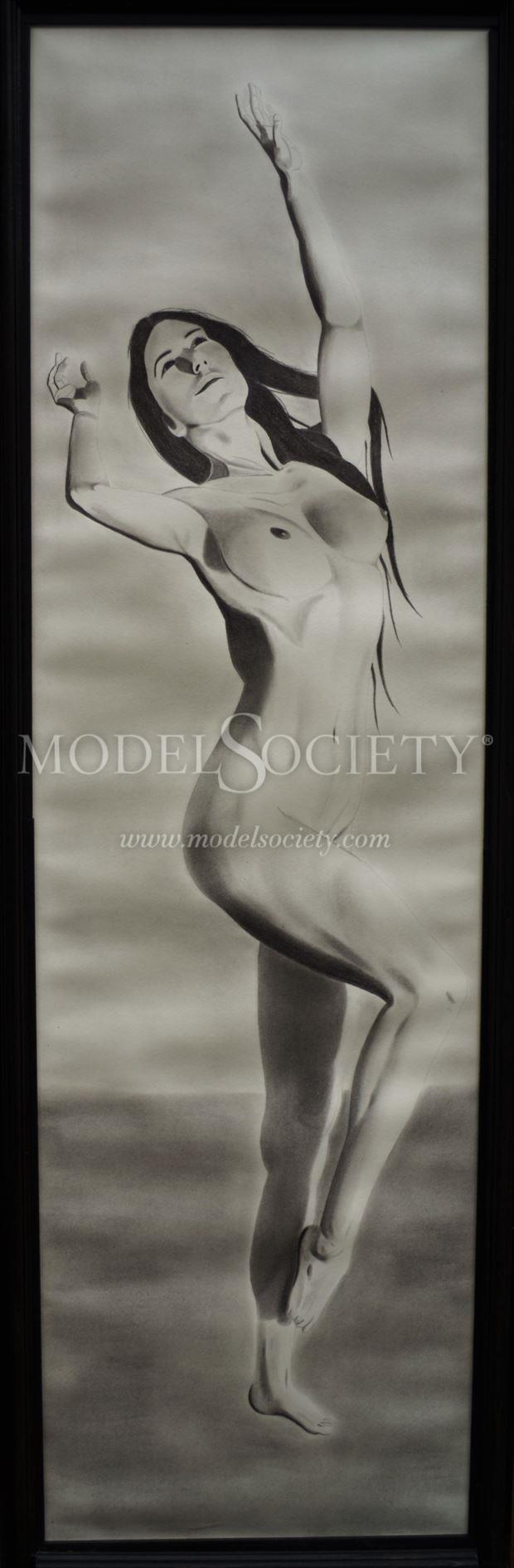 triptych right panel artistic nude artwork by artist the artist s eyes