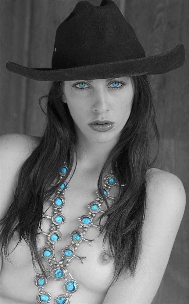 turquoise eyes artistic nude photo by photographer shootist
