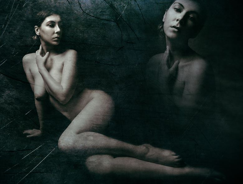 twins artistic nude artwork by photographer dieter kaupp