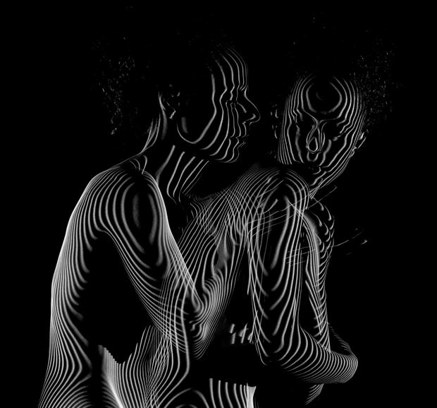 twins artistic nude photo by artist pj reptilehouse
