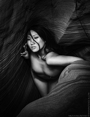under pressure artistic nude photo by model minh ly