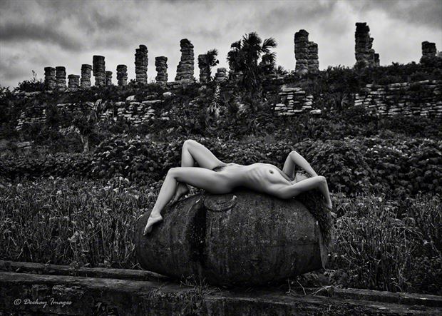 under the ruins artistic nude photo by photographer deekay images