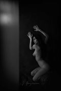 up against the wall artistic nude photo by photographer j guzman