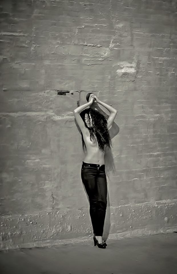 up against the wall fantasy photo by photographer robert lee bernard