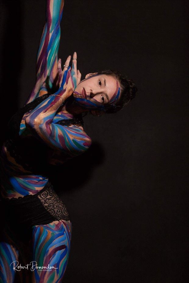 upside down rainbows lingerie photo by model her stillness dances