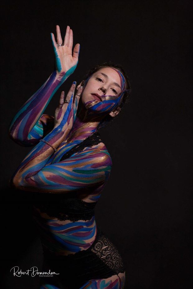 upsidedown rainbows lingerie photo by model her stillness dances