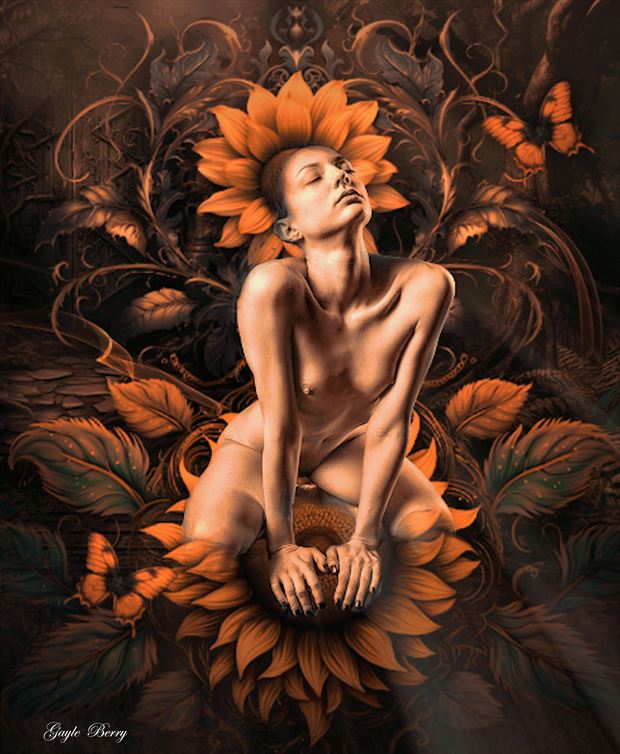 vanalika artistic nude artwork by artist gayle berry