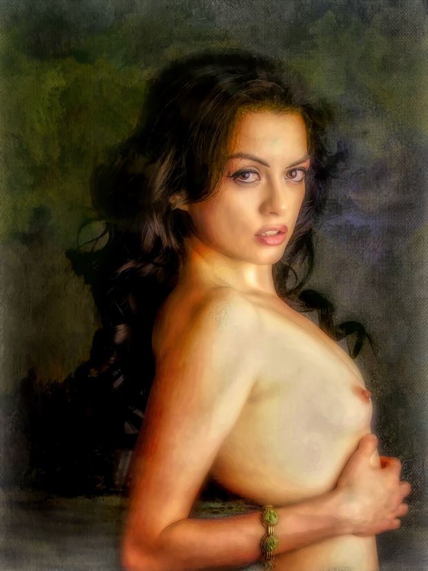 vanessa no 45 artistic nude artwork by artist charles caramella