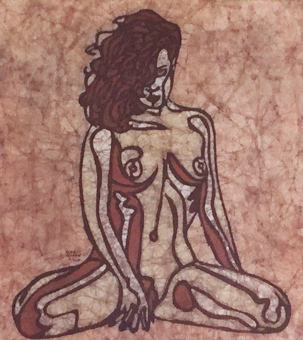 vaunt figure study artistic nude artwork by artist kevin houchin