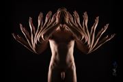 veiled desperation artistic nude artwork by photographer decklan aegis