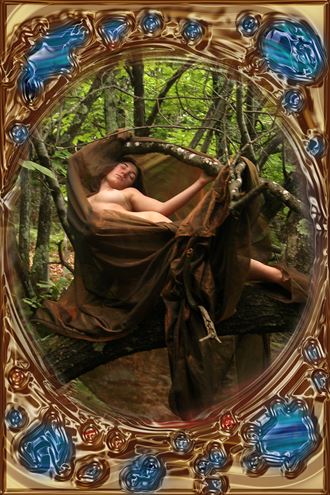 venus in wood artistic nude photo by photographer joseph auquier