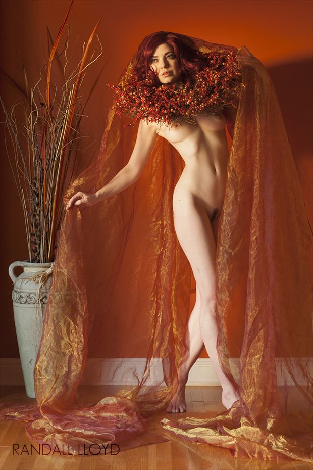 vermillion dancer artistic nude photo by photographer randall lloyd