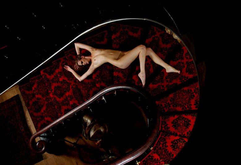 view from a higher floor artistic nude photo by photographer russb