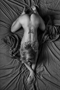 view from above artistic nude photo by photographer longleaf imagery
