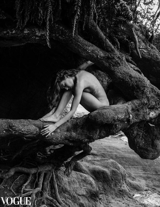 vogue artistic nude photo by model jayde on film