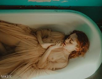 vogue italia artistic nude photo by model jayde on film