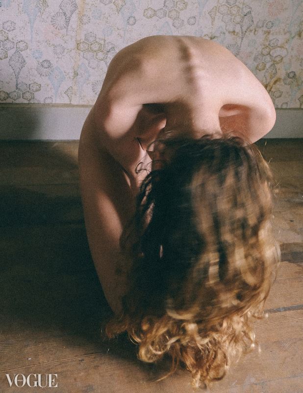 vogue italia artistic nude photo by model jayde on film