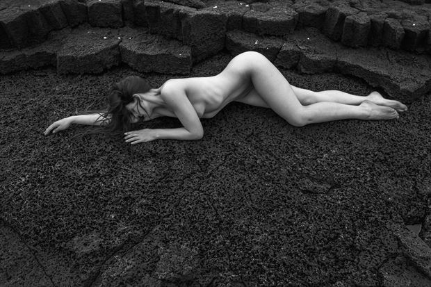 volcanic lava platform nude artistic nude photo by photographer amazilia photography