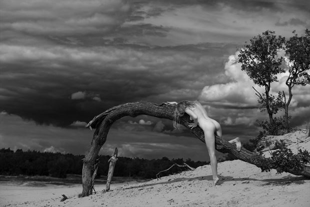 waiting for the storm artistic nude photo by photographer louis sauter