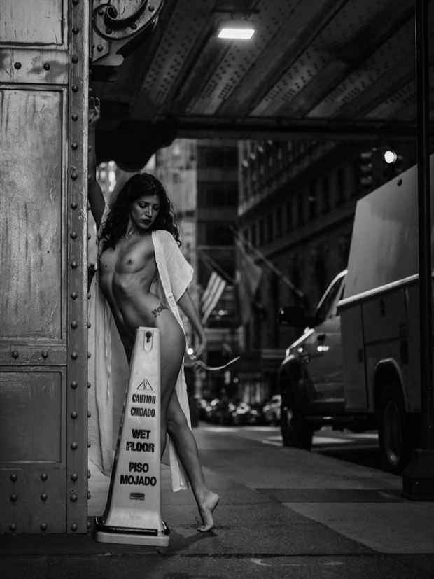 waiting for the train artistic nude photo by model morganagreen