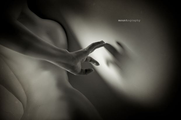 wall toucher artistic nude photo by photographer mountography