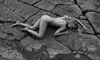 washed up artistic nude photo by model selkie