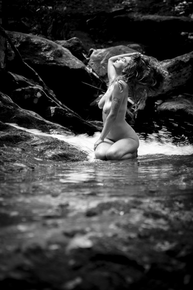 water and flesh artistic nude photo by photographer toby maurer