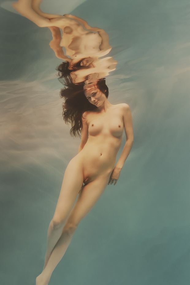 water and sun artistic nude photo by photographer dml