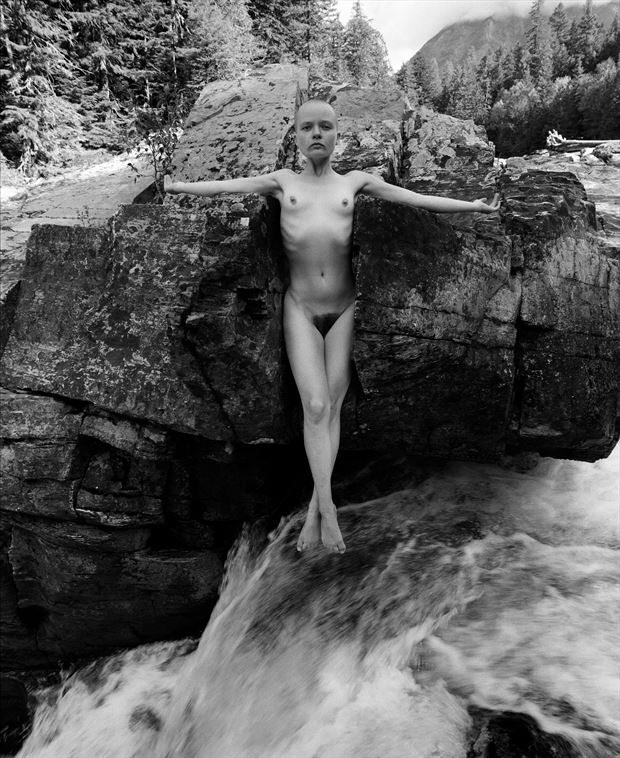 water christ artistic nude artwork by photographer christopher ryan